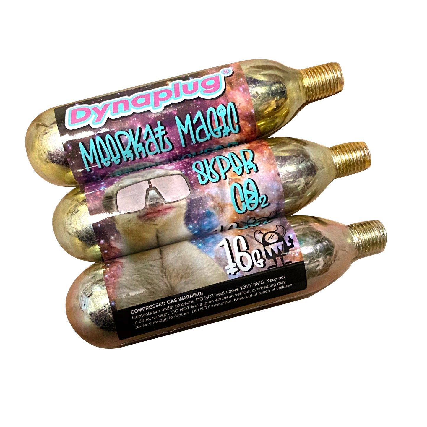 Dynaplug® Meerkat Magic 16 Gram Threaded CO2 Cartridges